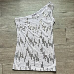 Party Y2K Sequin One-Shoulder Top